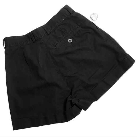 Vintage Grape Vines Black Walking Shorts Size 7 - Picture 3 of 4